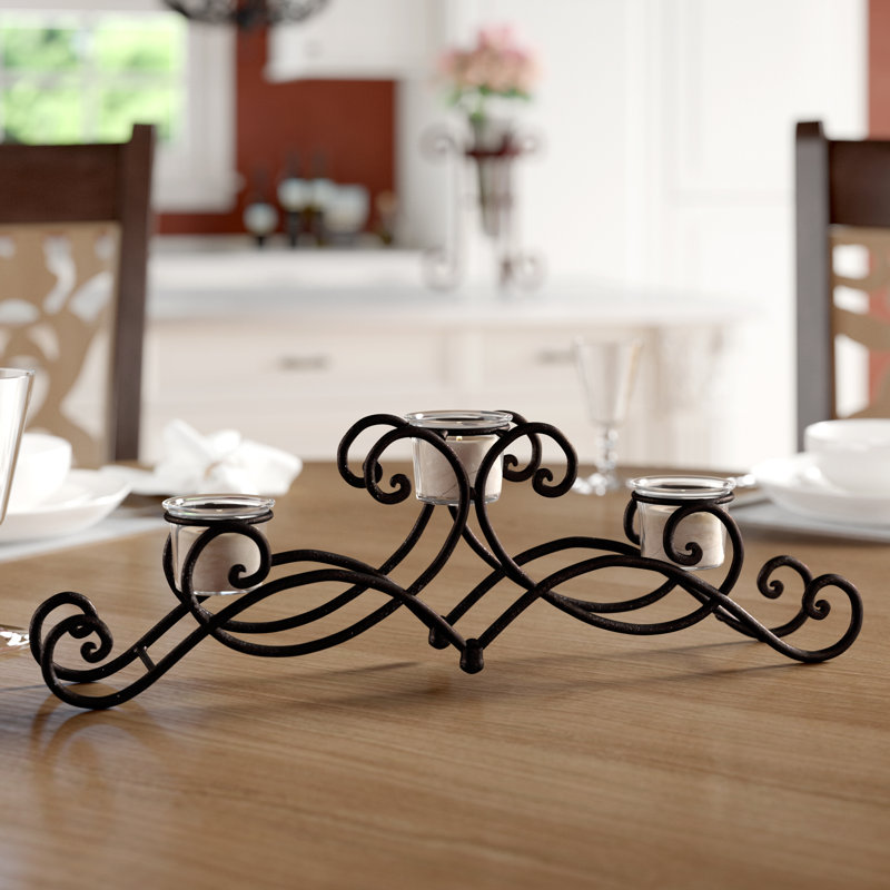 Iron Candelabra Candle Holder & Reviews Birch Lane